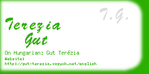 terezia gut business card